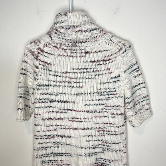 Etcetera Sweater S Wool Blend Knit Cowl Neck Short Sleeve Pullover Size Small - Picture 6 of 11